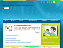 Tablet Screenshot of escalare.com